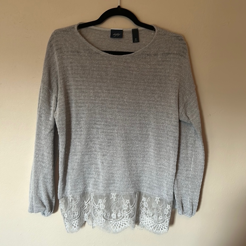 Laced sweater